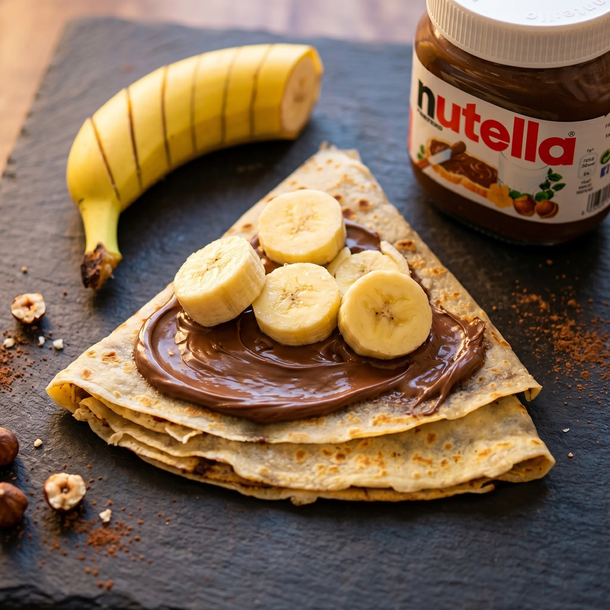 Nutelová s banánom